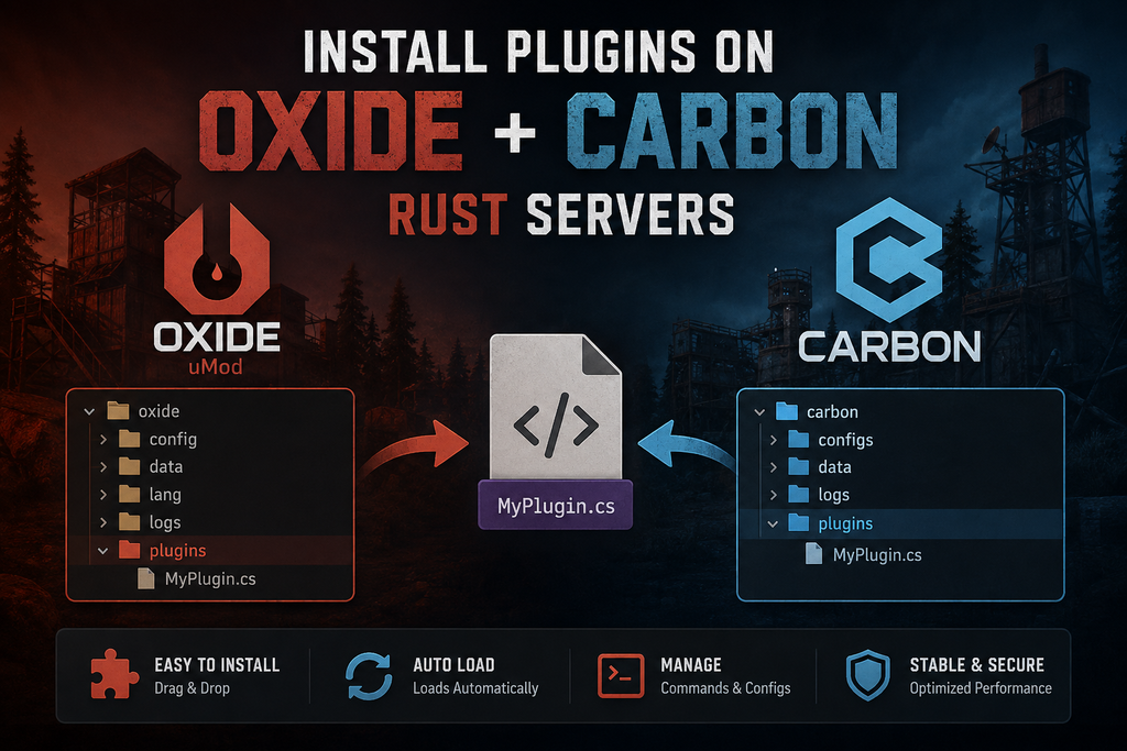 How to Install Plugins on Oxide & Carbon Rust Servers